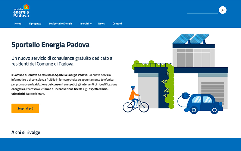 Sportello Energia Padova homepage